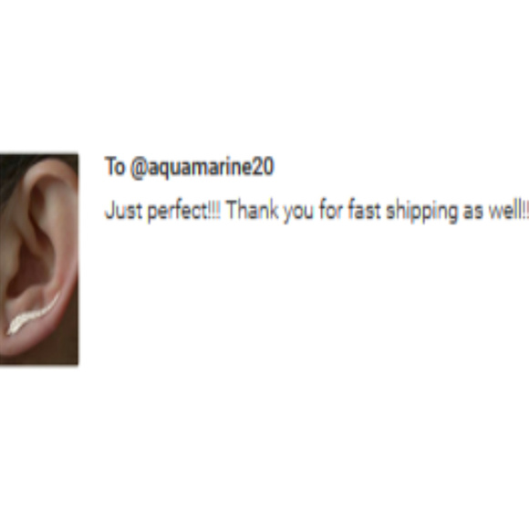 💖 Gold Leaf Blade Earrings - Picture 6 of 6